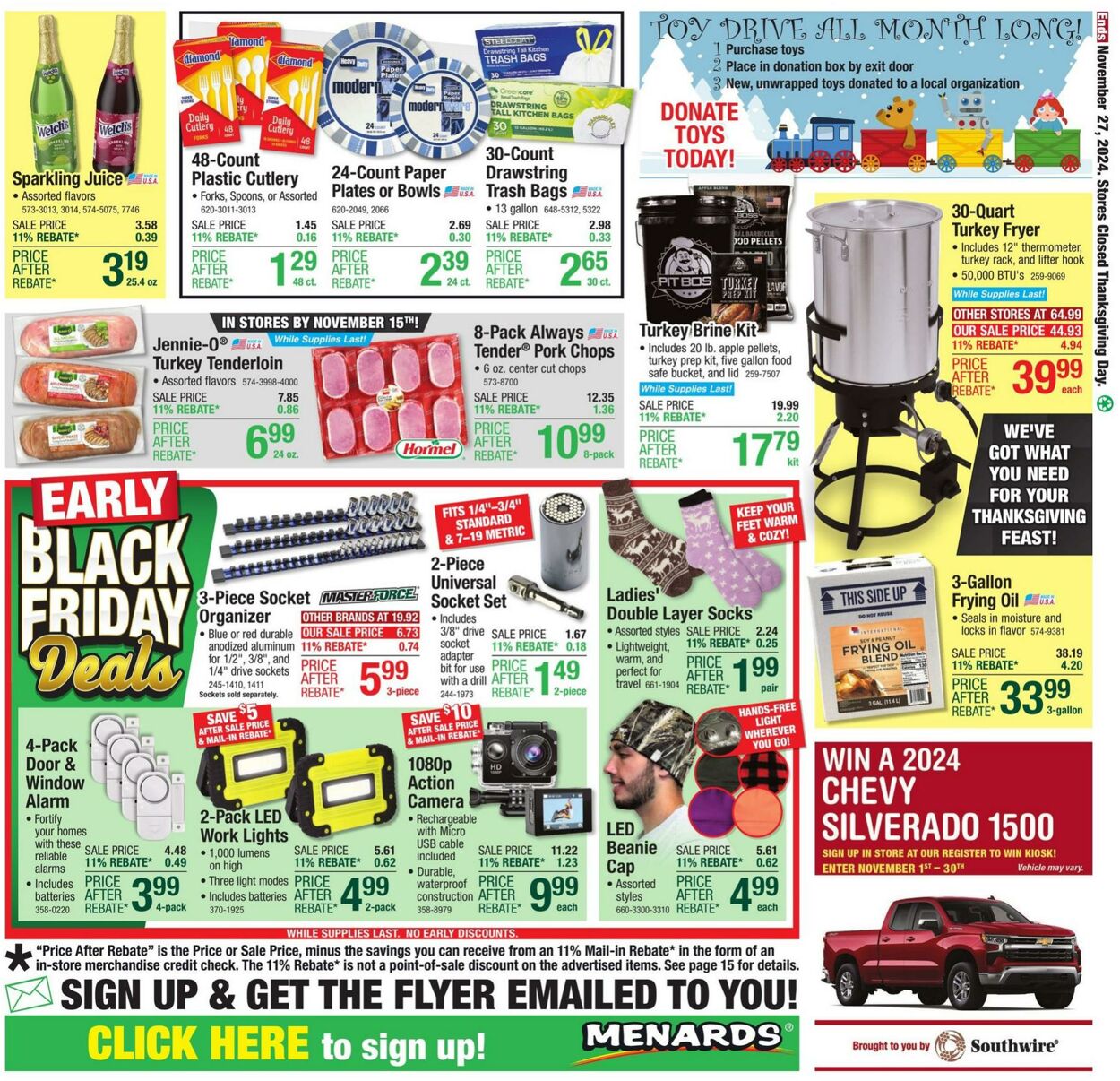 Weekly ad Menards 11/13/2024 - 11/27/2024