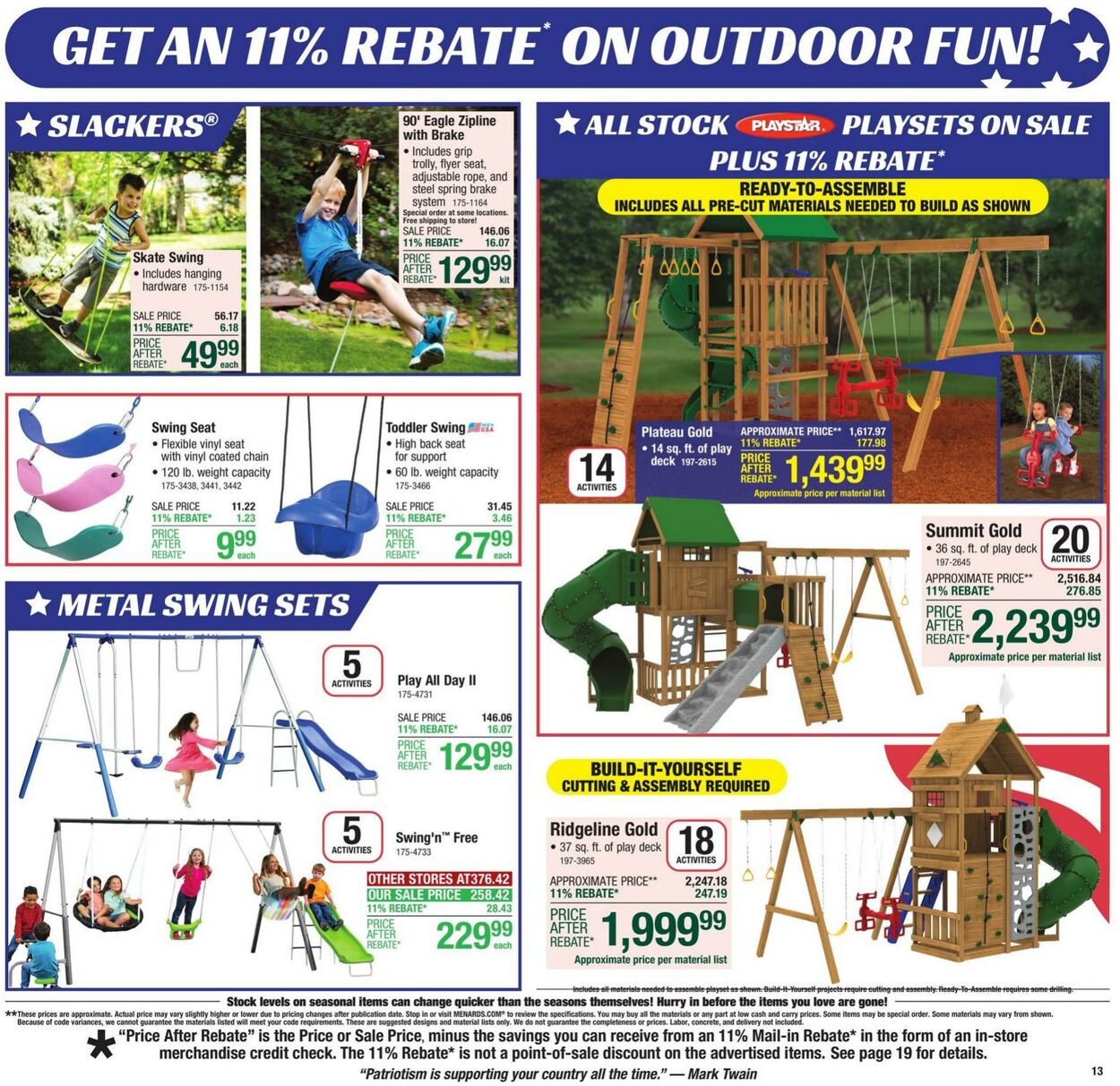 Weekly ad Menards 06/26/2024 - 07/07/2024