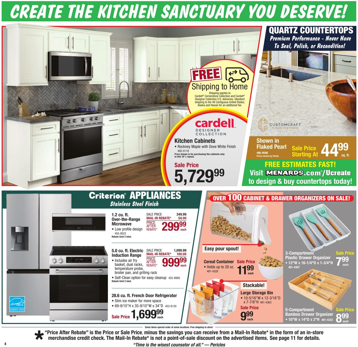 Weekly ad Menards 01/22/2025 - 02/02/2025