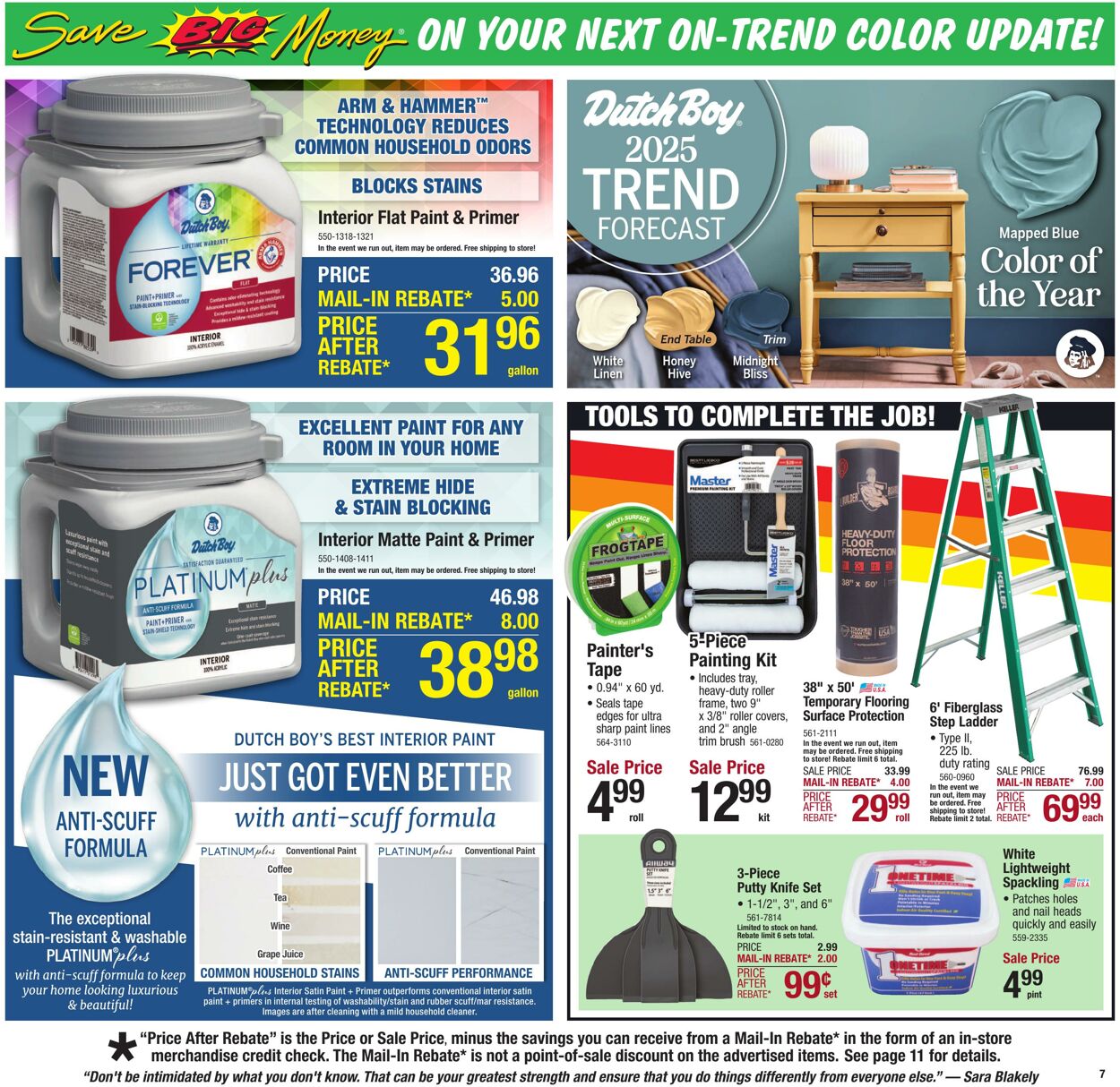 Weekly ad Menards 01/22/2025 - 02/02/2025