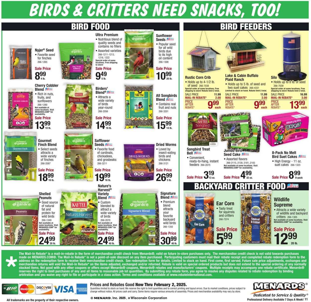 Weekly ad Menards 01/22/2025 - 02/02/2025