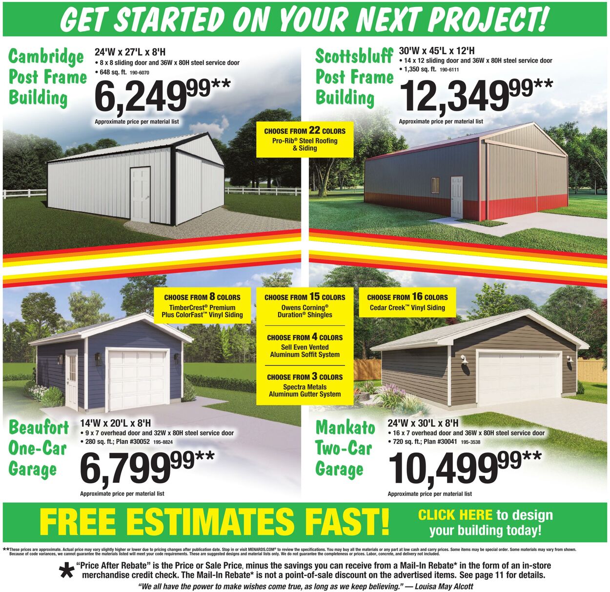 Weekly ad Menards 01/22/2025 - 02/02/2025