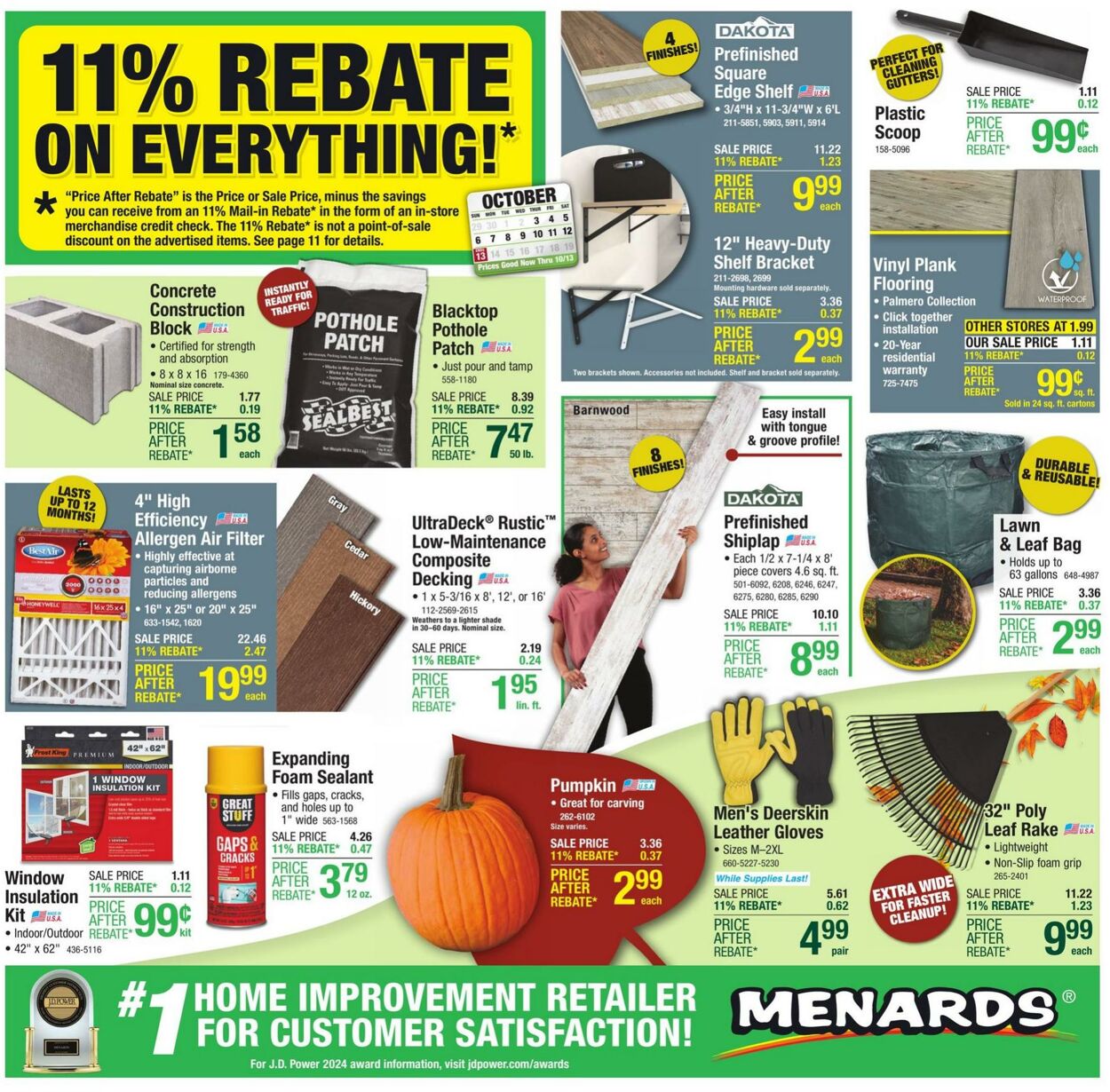 Weekly ad Menards 10/02/2024 - 10/13/2024