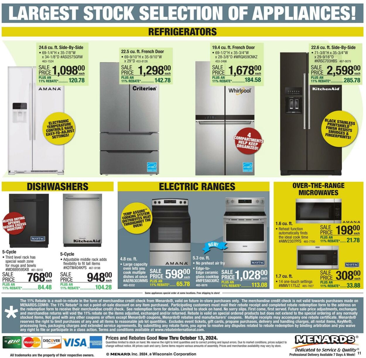 Weekly ad Menards 10/02/2024 - 10/13/2024