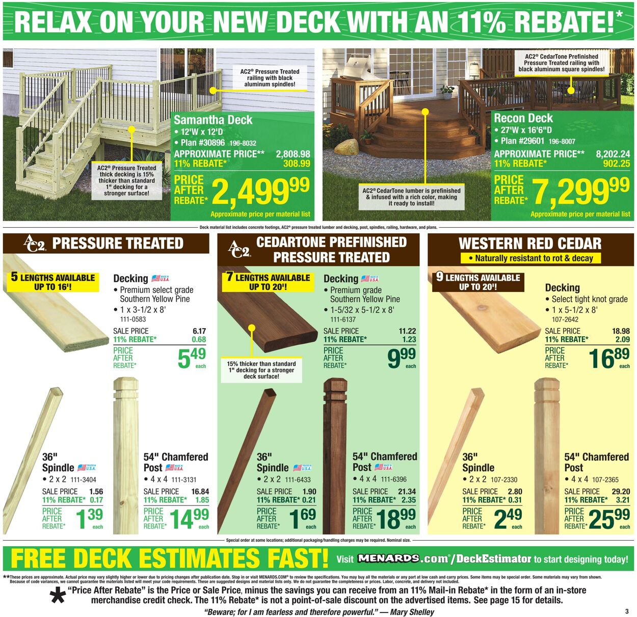 Weekly ad Menards 08/13/2025 - 08/24/2025