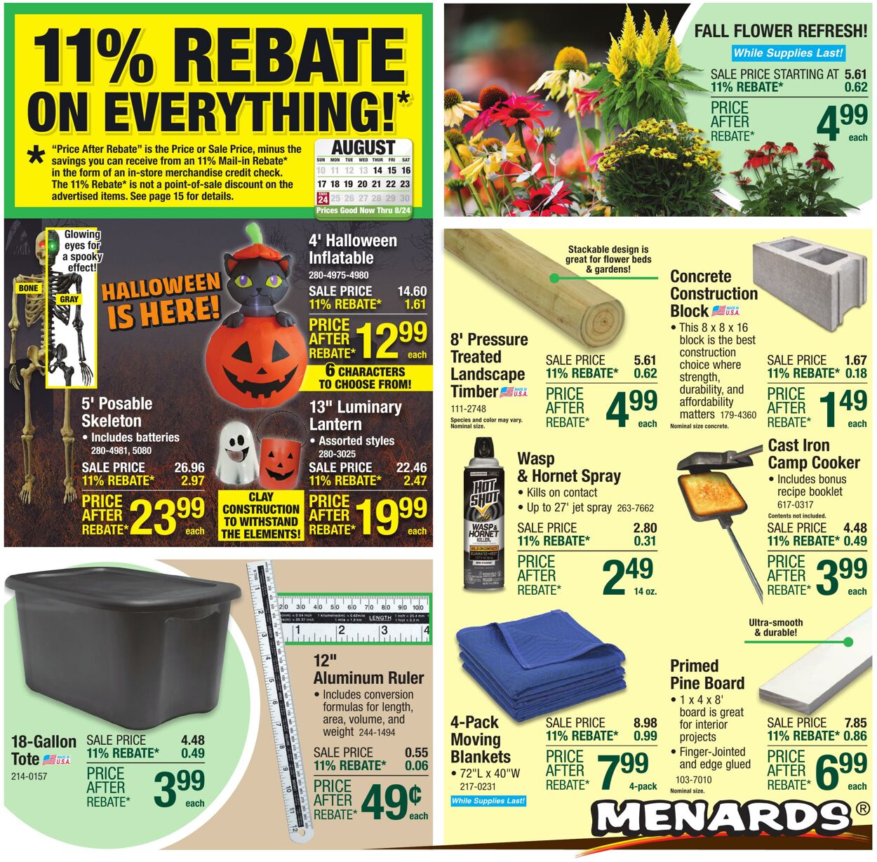 Weekly ad Menards 08/13/2025 - 08/24/2025