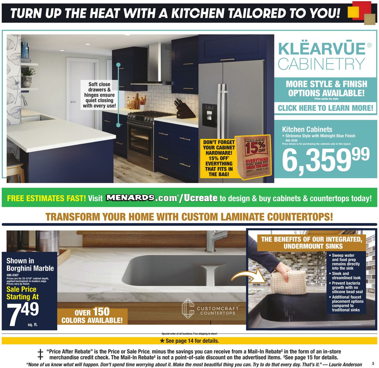 Weekly ad Menards 01/01/2025 - 01/12/2025