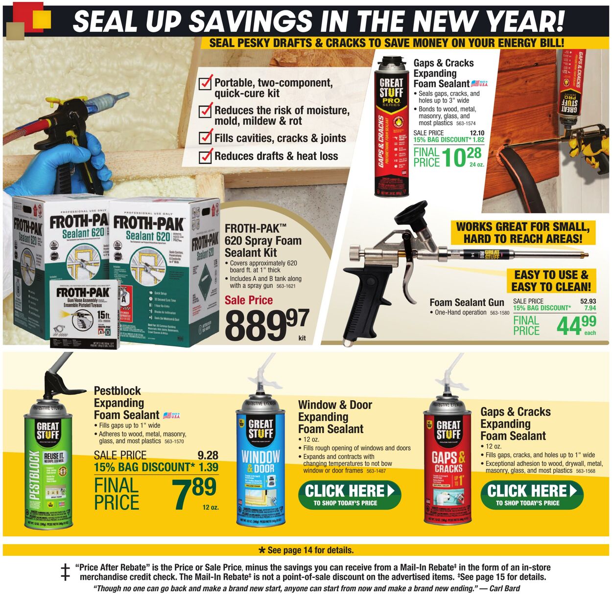 Weekly ad Menards 01/01/2025 - 01/12/2025