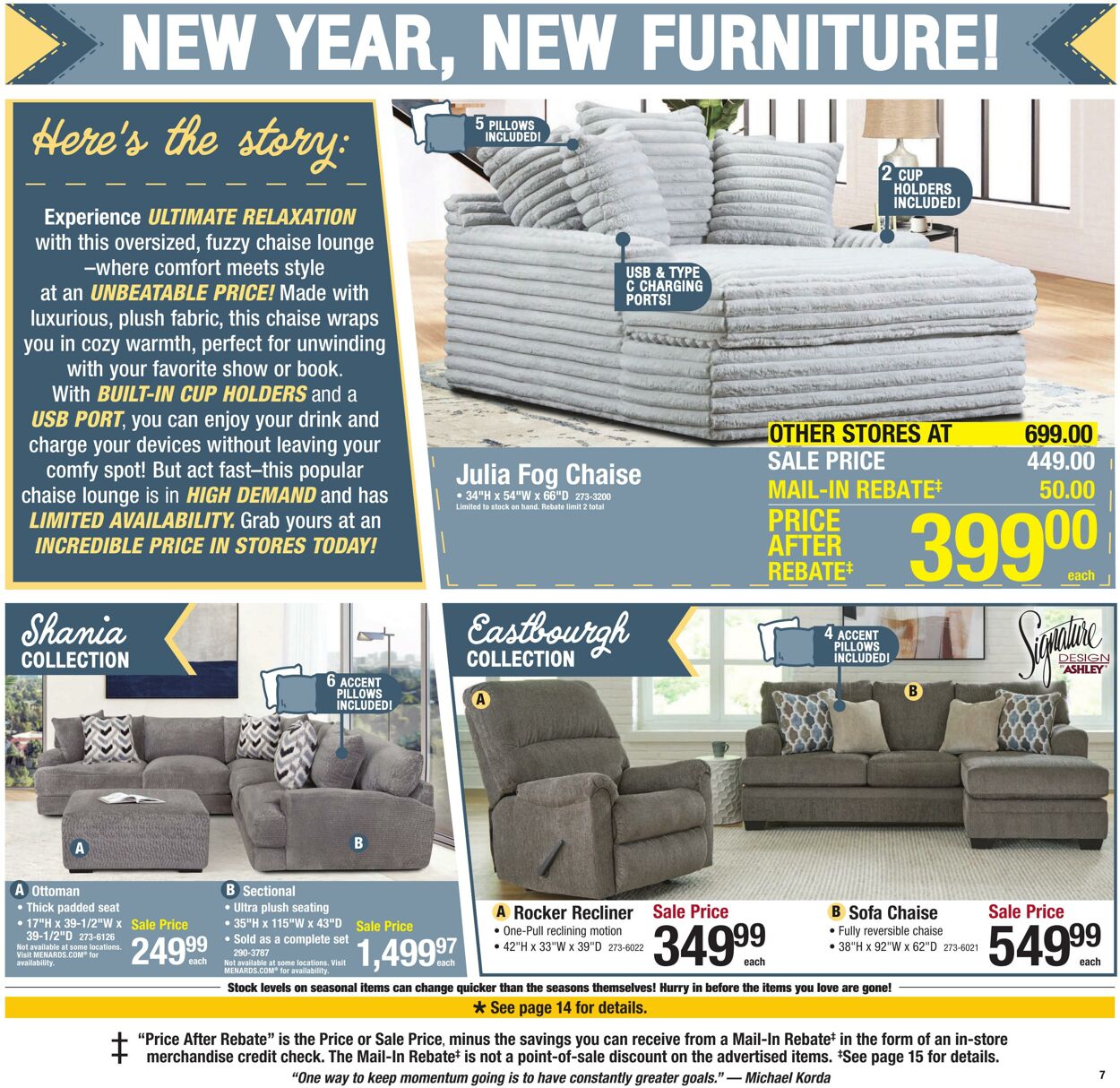 Weekly ad Menards 01/01/2025 - 01/12/2025