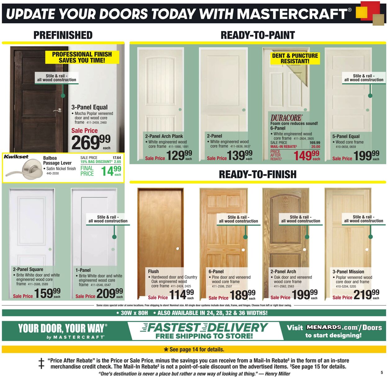 Weekly ad Menards 01/01/2025 - 01/12/2025