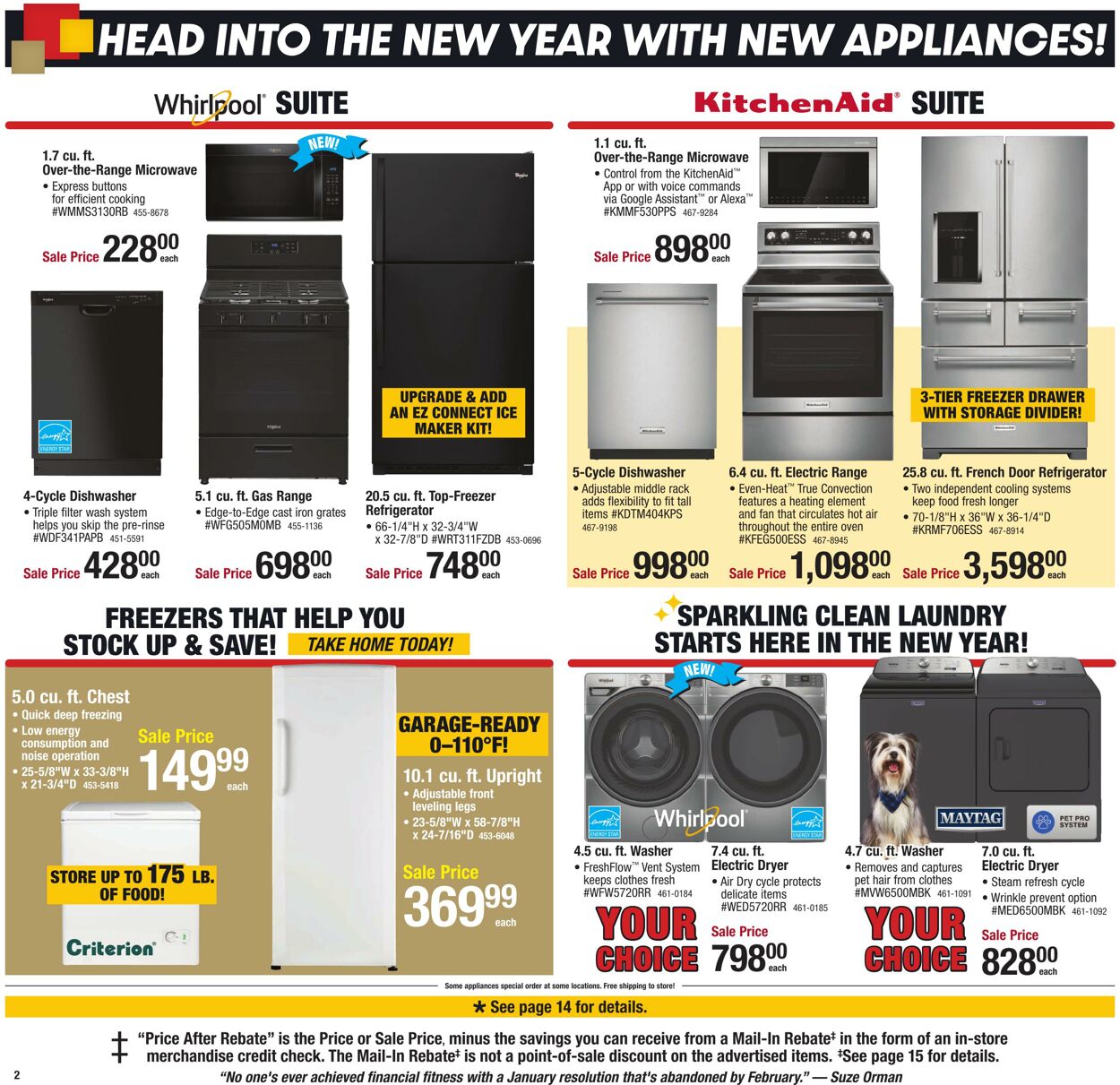 Weekly ad Menards 01/01/2025 - 01/12/2025