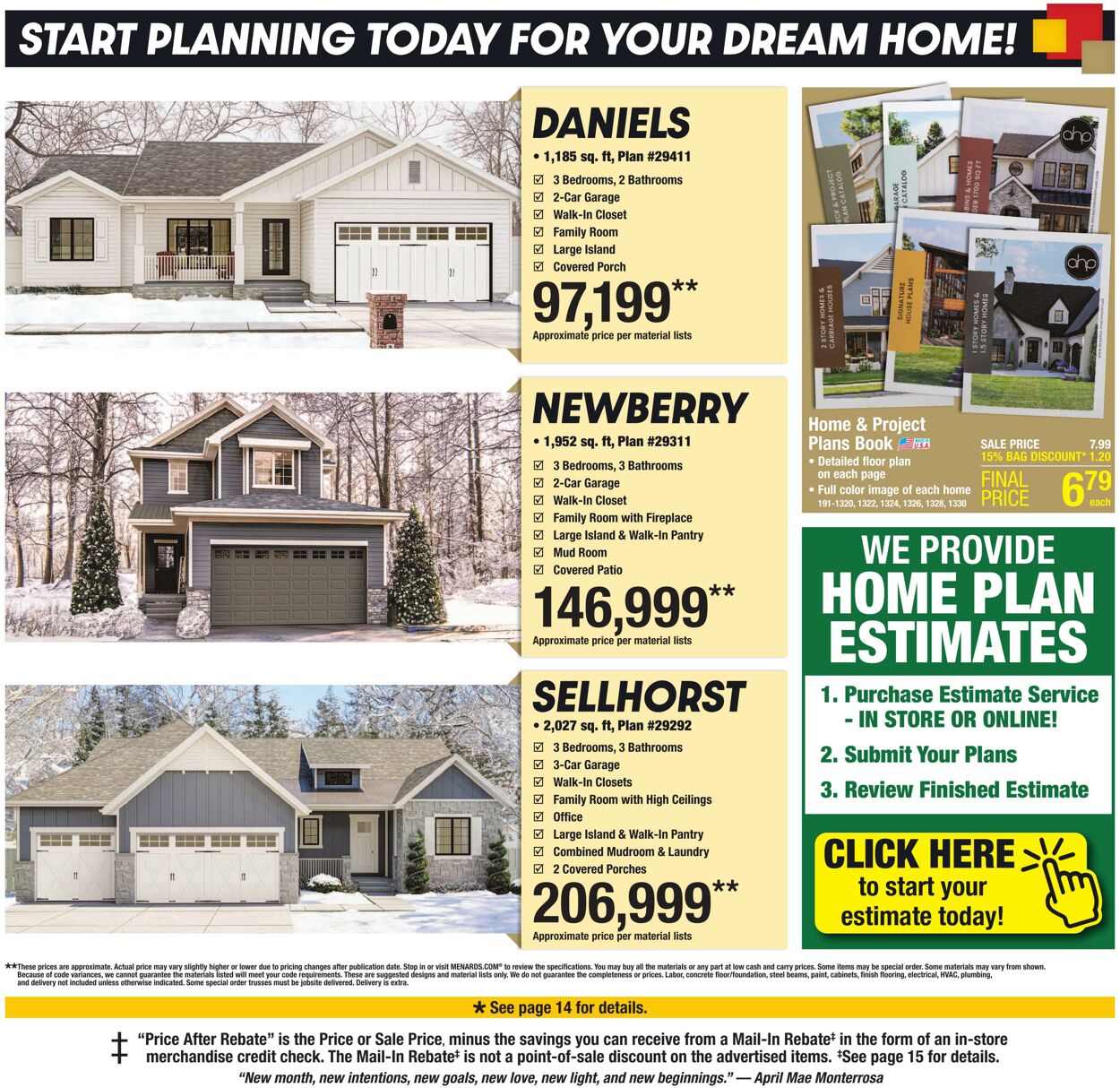 Weekly ad Menards 01/01/2025 - 01/12/2025