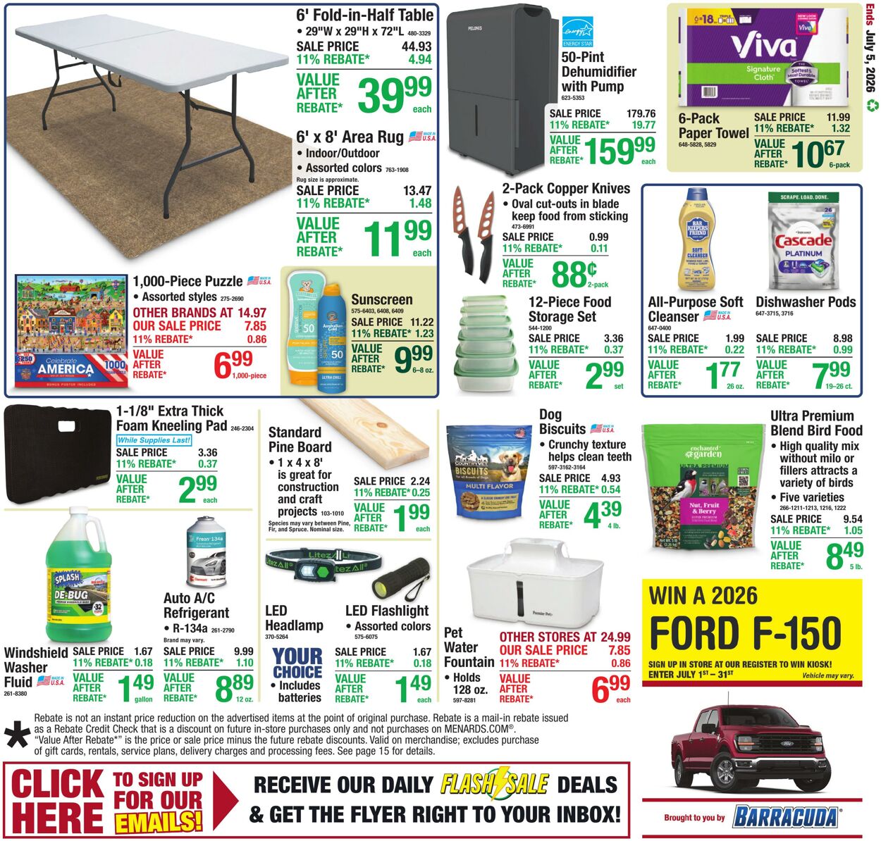 Weekly ad Menards 06/24/2026 - 07/05/2026