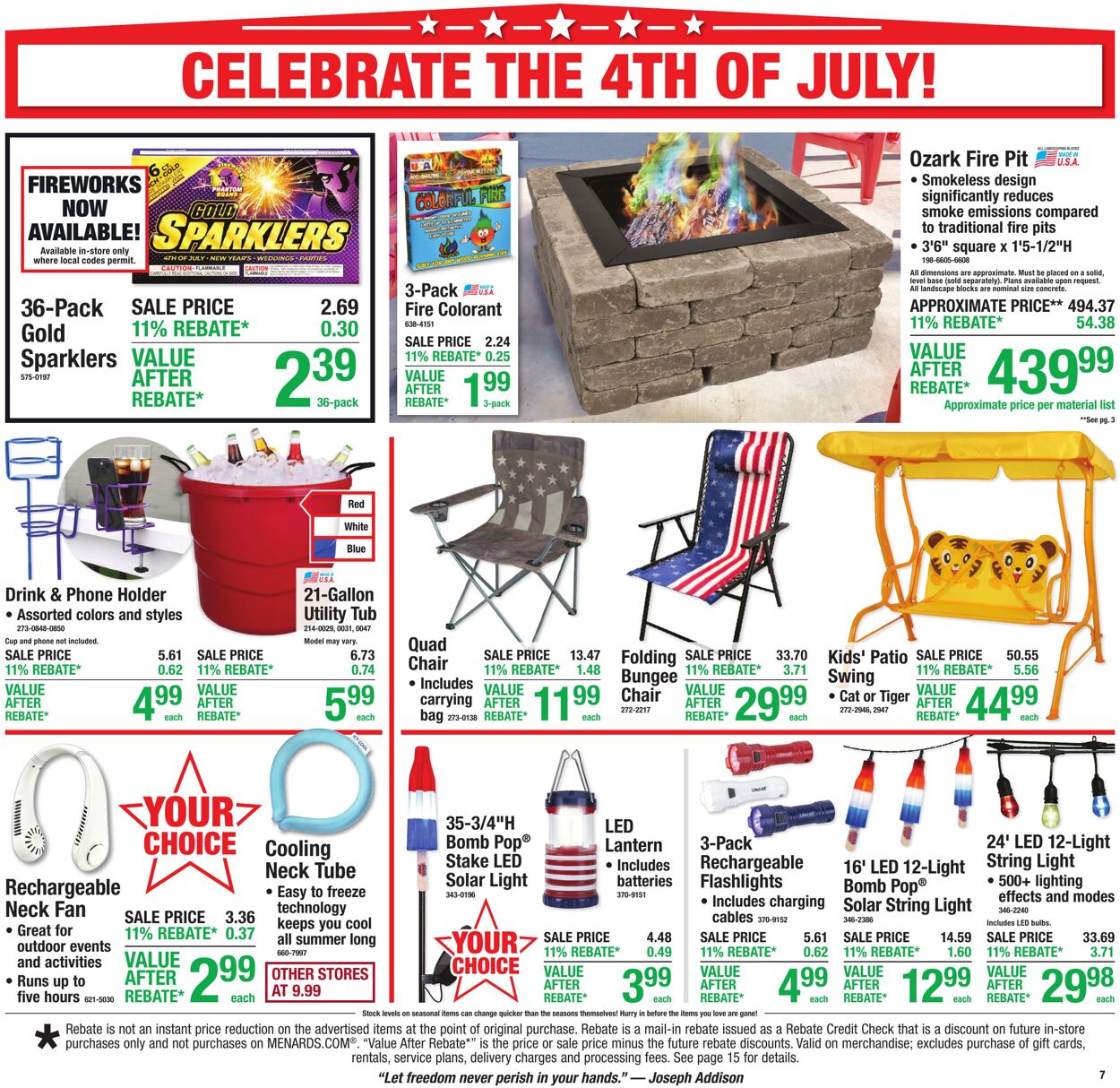 Weekly ad Menards 06/24/2026 - 07/05/2026