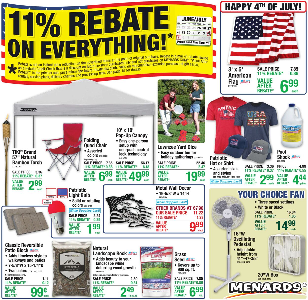 Weekly ad Menards 06/24/2026 - 07/05/2026
