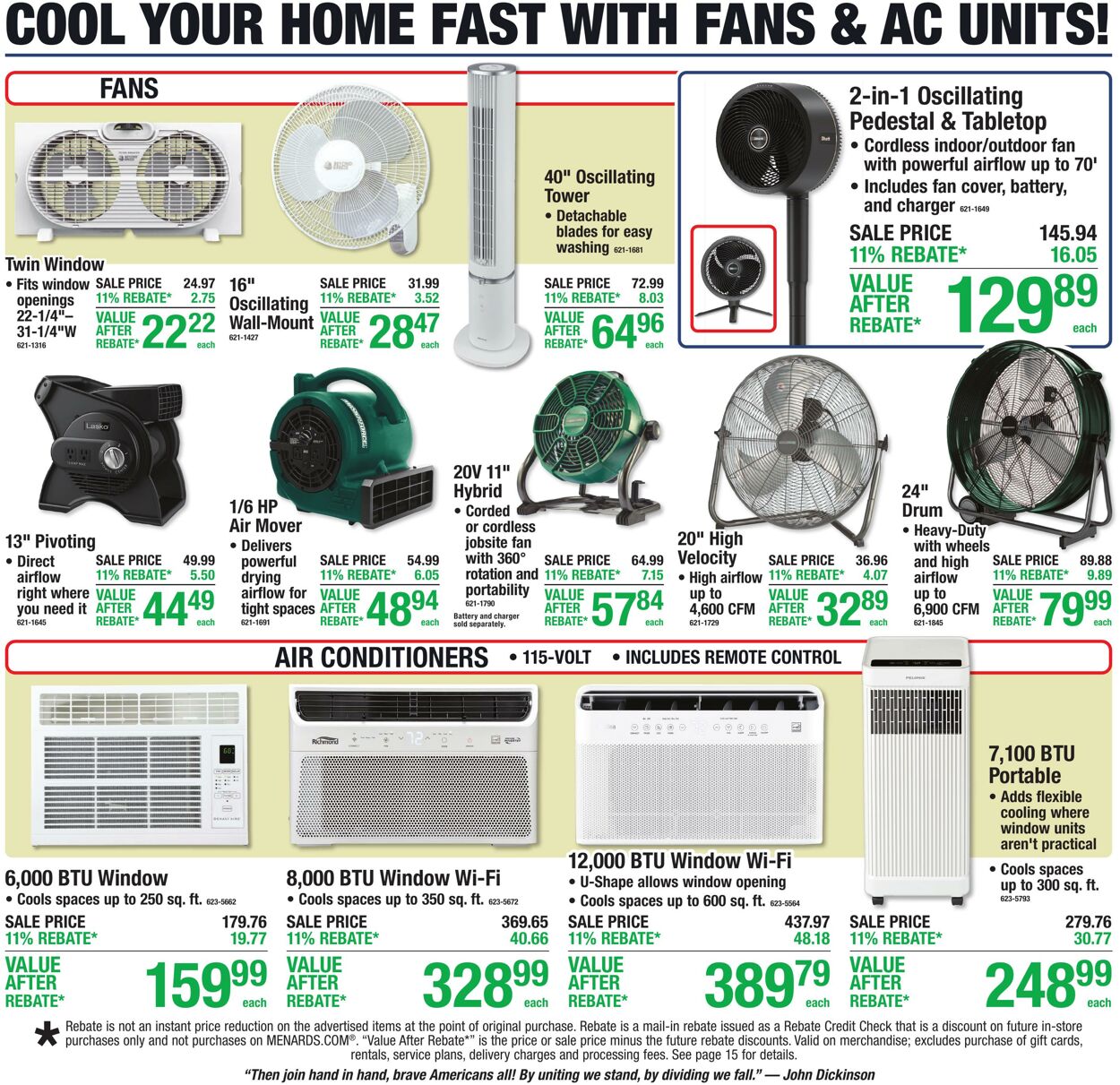 Weekly ad Menards 06/24/2026 - 07/05/2026