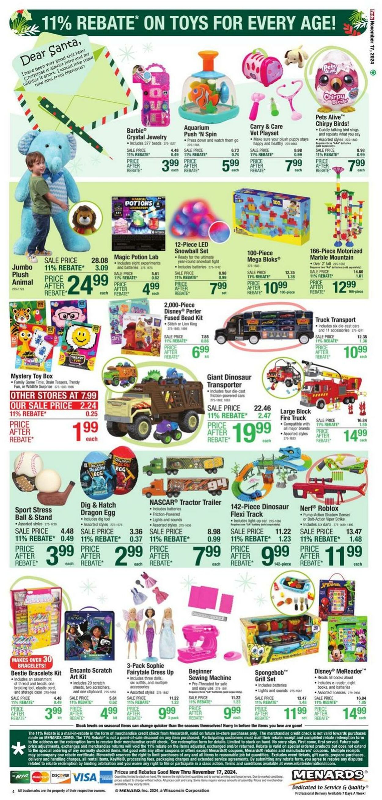 Weekly ad Menards 11/06/2024 - 11/17/2024