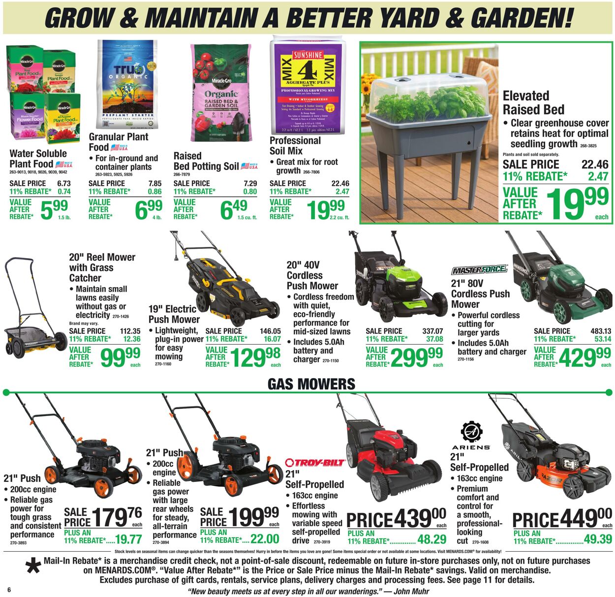 Weekly ad Menards 05/06/2026 - 05/17/2026