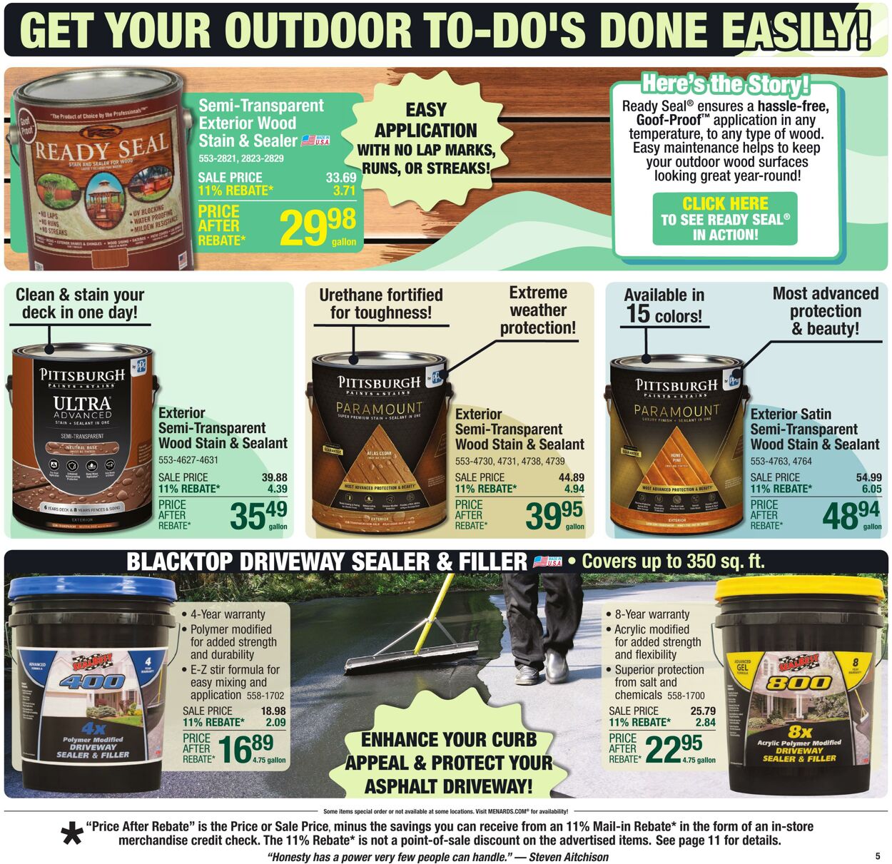 Weekly ad Menards 07/30/2025 - 08/10/2025
