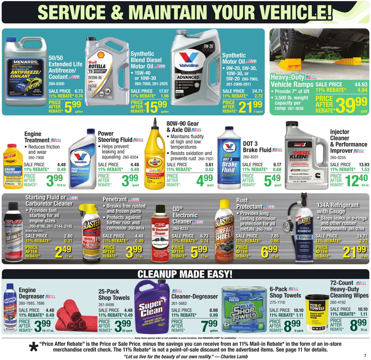 Weekly ad Menards 07/30/2025 - 08/10/2025