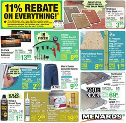 Weekly ad Menards 07/30/2025 - 08/10/2025