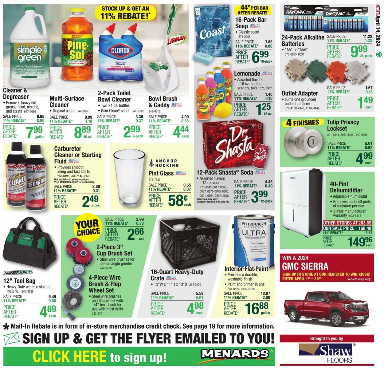 Weekly ad Menards 04/04/2024 - 04/14/2024