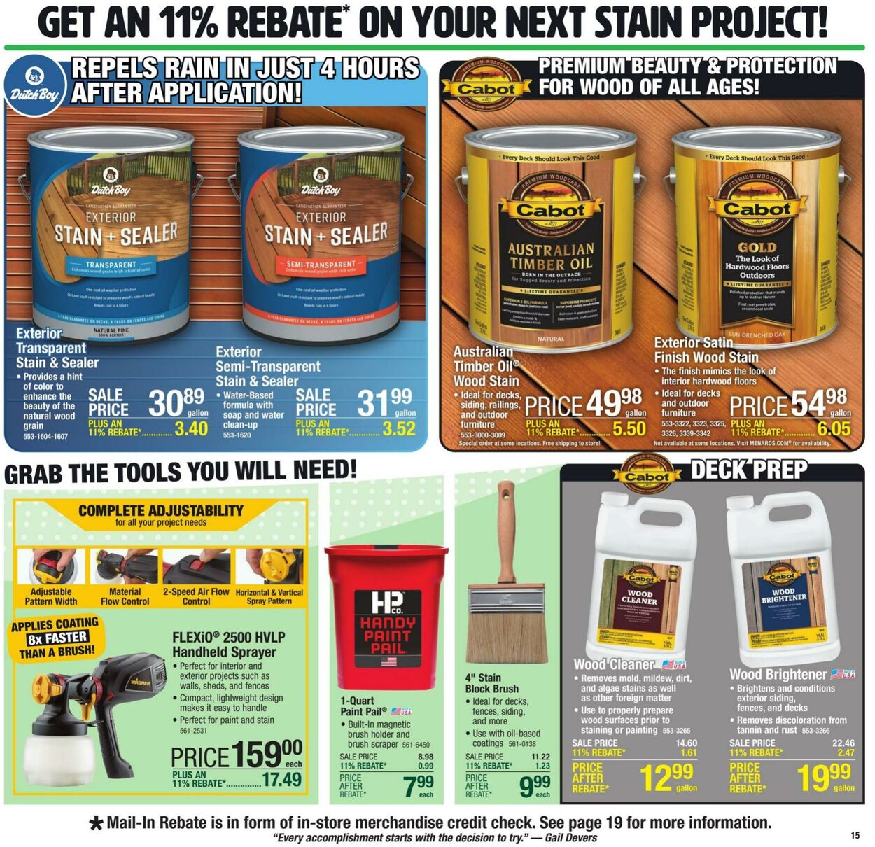 Weekly ad Menards 04/04/2024 - 04/14/2024