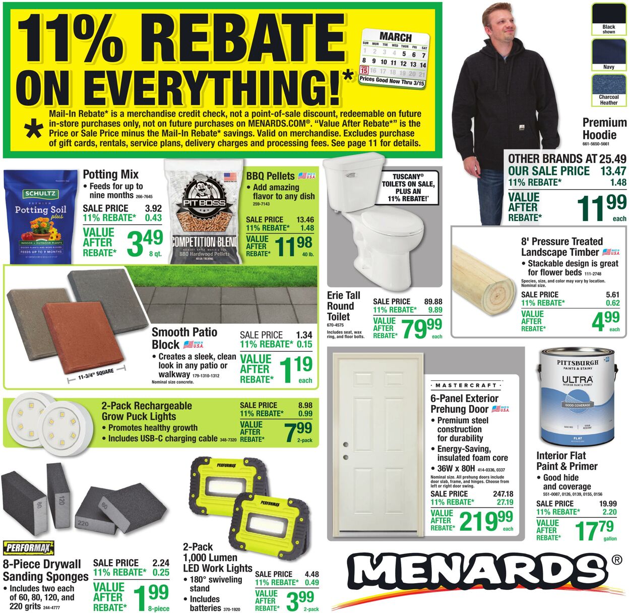 Weekly ad Menards 03/04/2026 - 03/15/2026