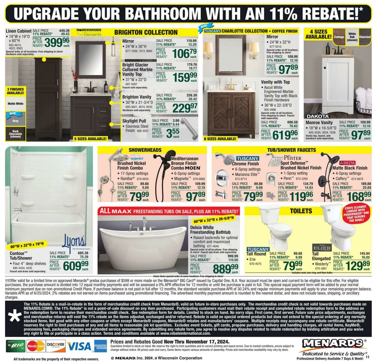 Weekly ad Menards 11/06/2024 - 11/17/2024