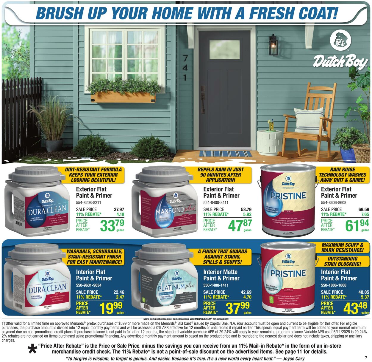Weekly ad Menards 08/27/2025 - 09/07/2025