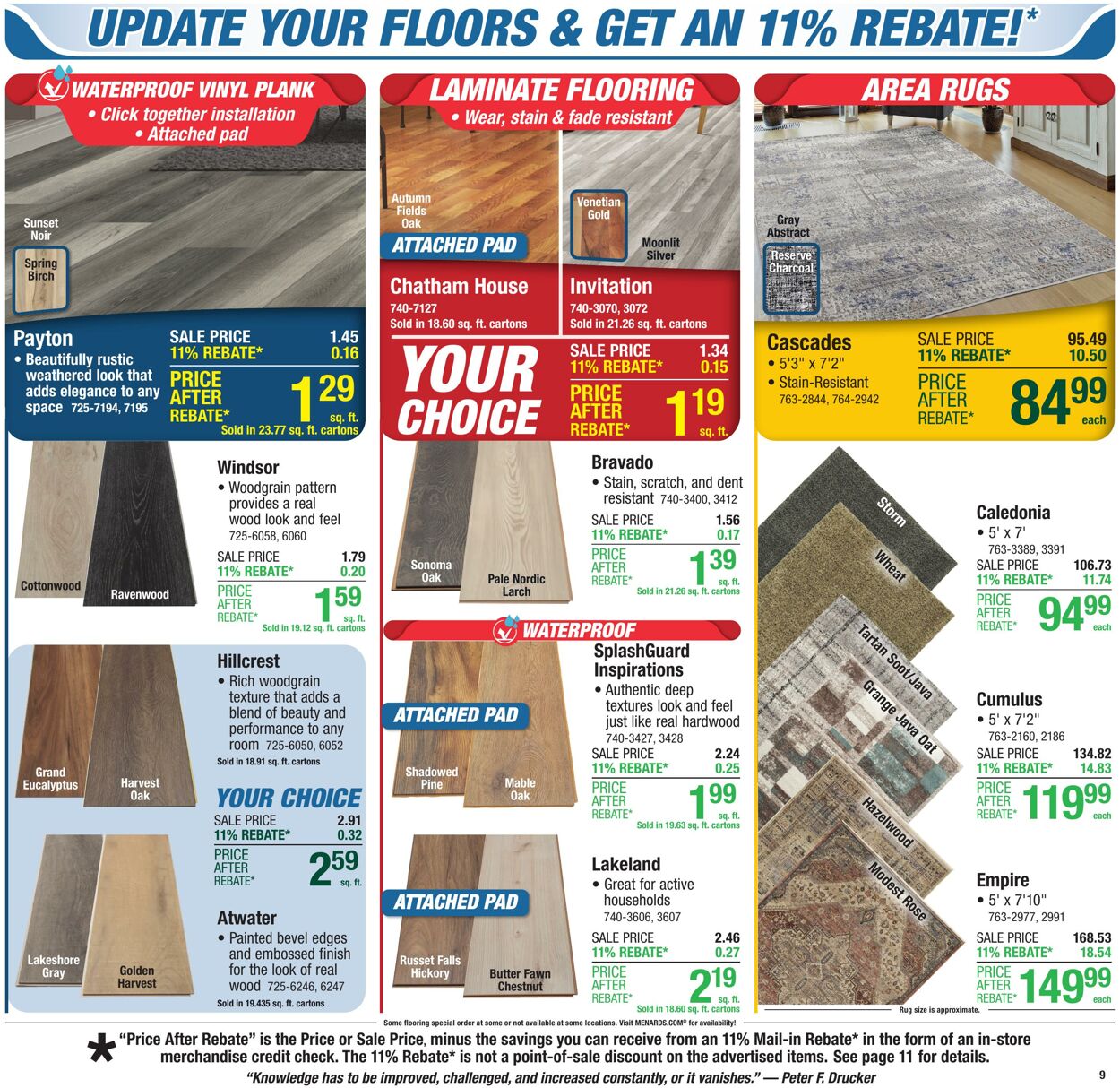 Weekly ad Menards 08/27/2025 - 09/07/2025