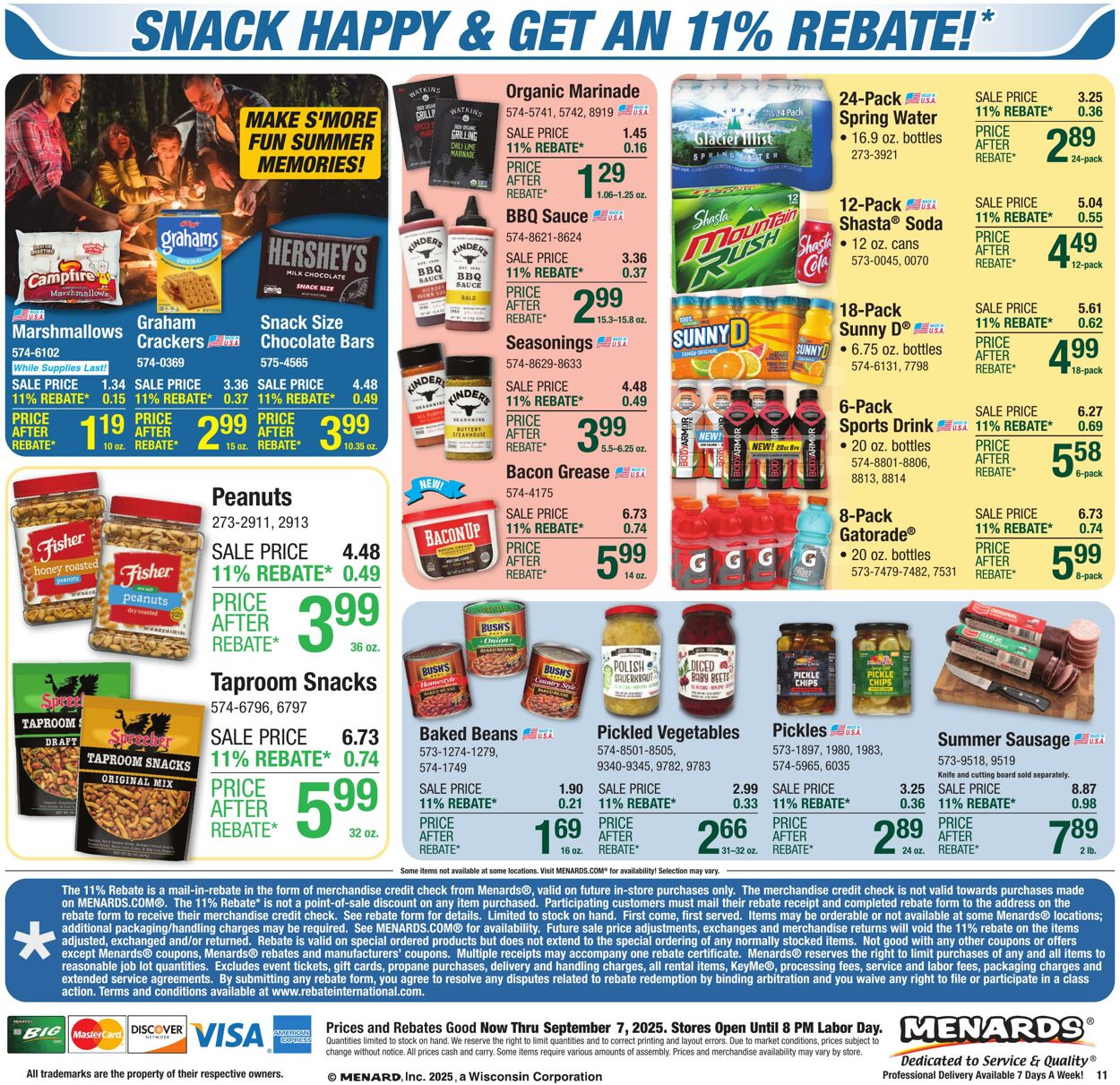Weekly ad Menards 08/27/2025 - 09/07/2025