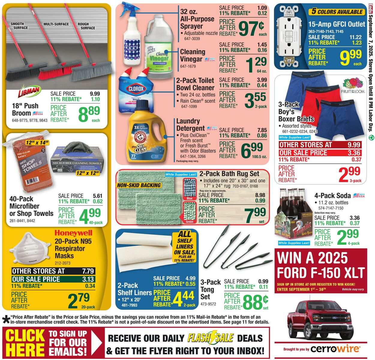Weekly ad Menards 08/27/2025 - 09/07/2025
