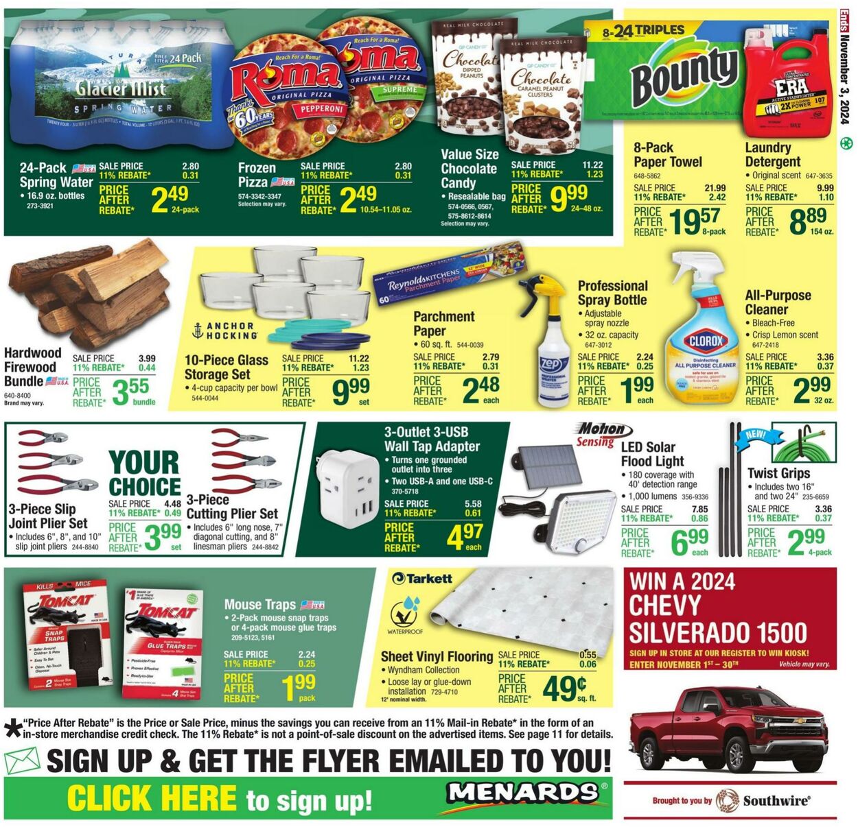 Weekly ad Menards 10/23/2024 - 11/03/2024