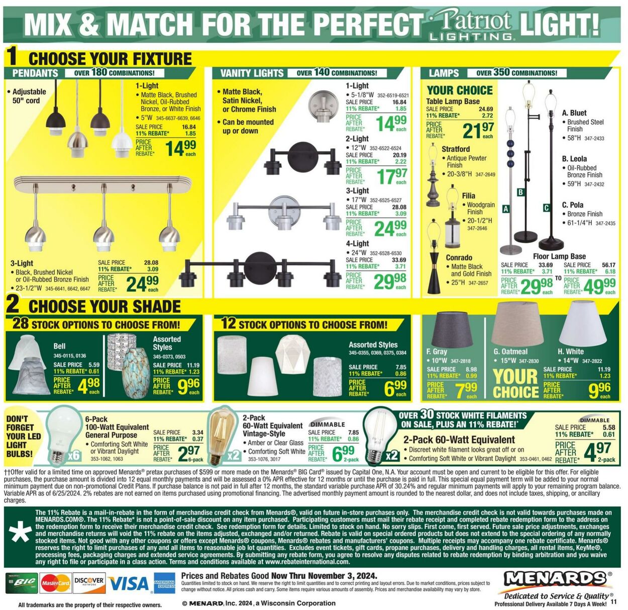 Weekly ad Menards 10/23/2024 - 11/03/2024