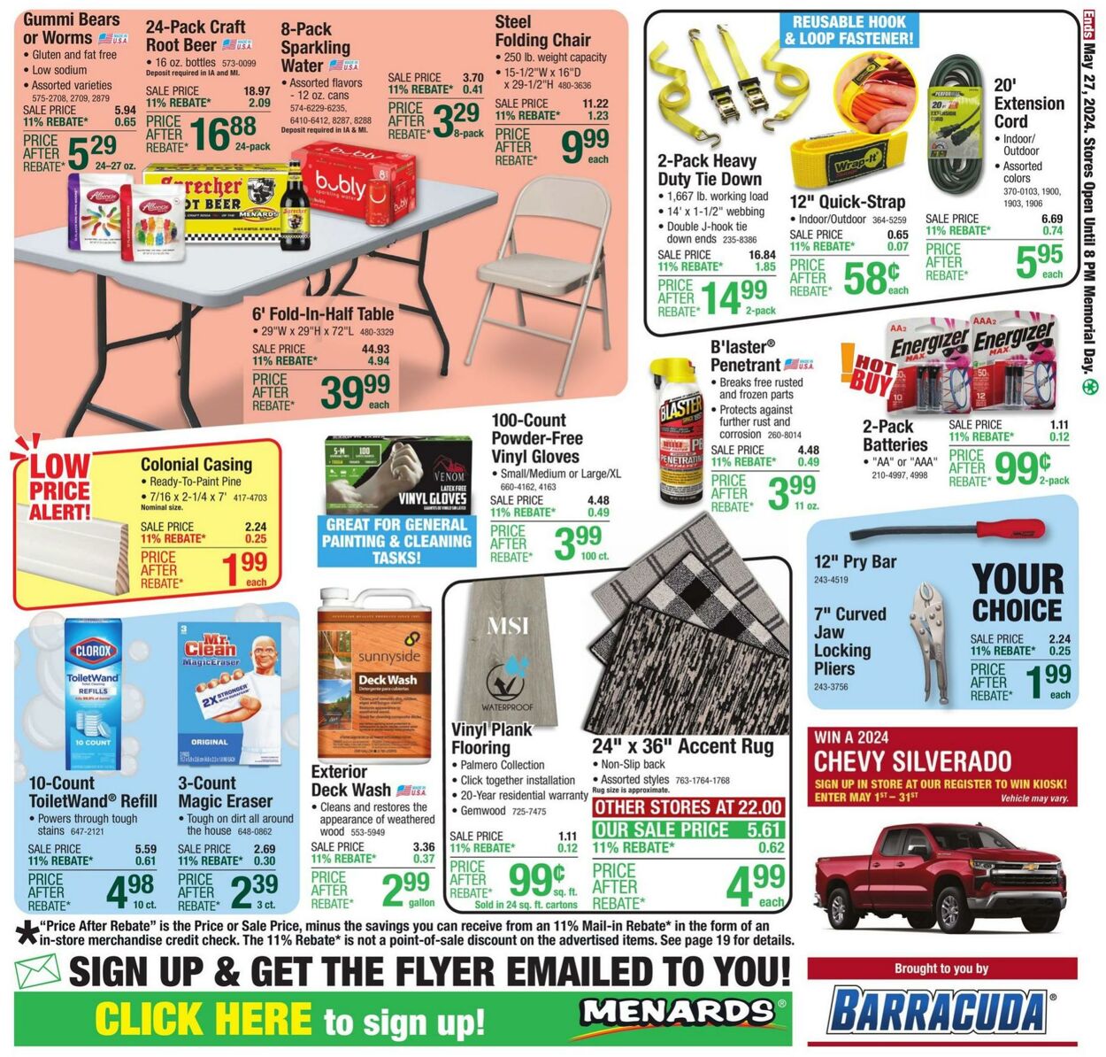 Weekly ad Menards 05/16/2024 - 05/27/2024