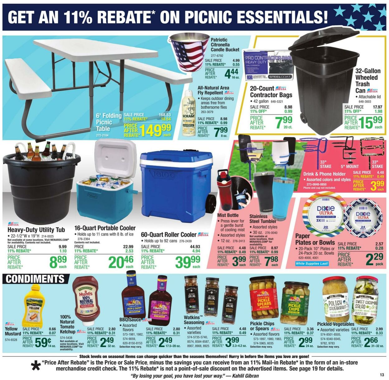 Weekly ad Menards 05/16/2024 - 05/27/2024