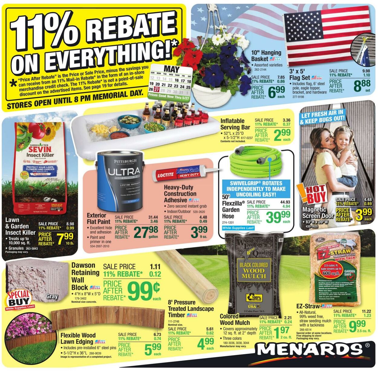 Weekly ad Menards 05/16/2024 - 05/27/2024