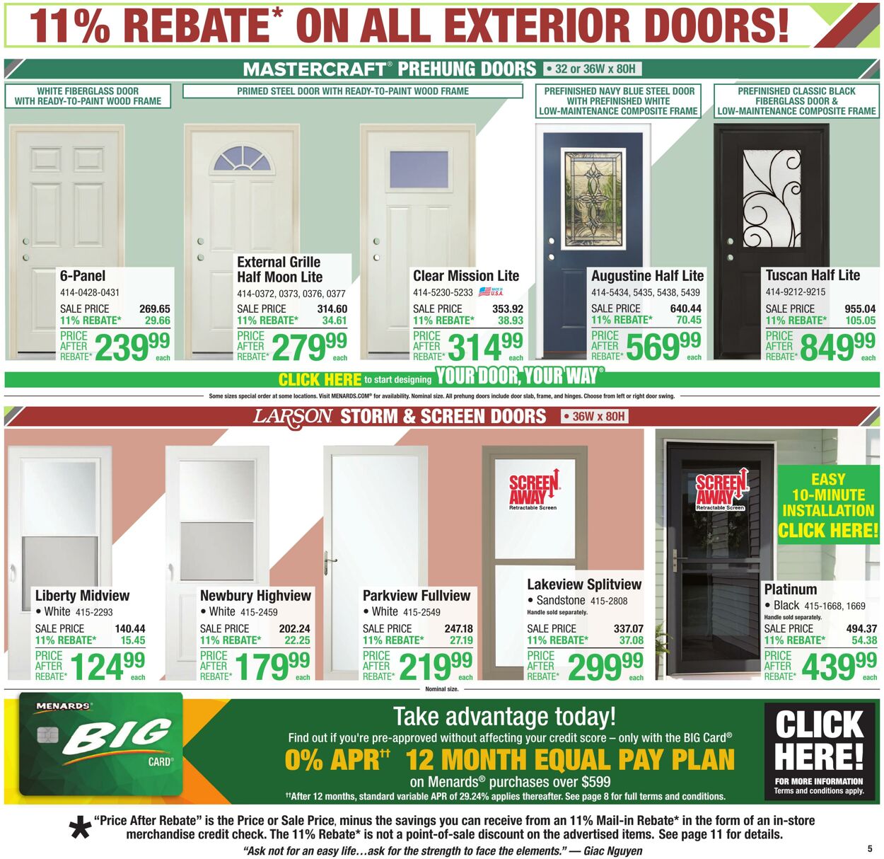 Weekly ad Menards 07/23/2025 - 08/03/2025