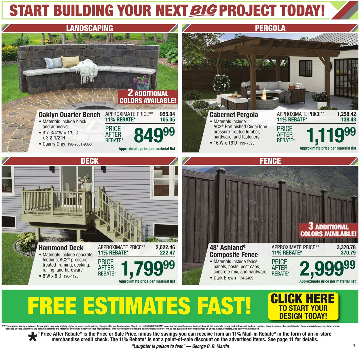Weekly ad Menards 07/23/2025 - 08/03/2025