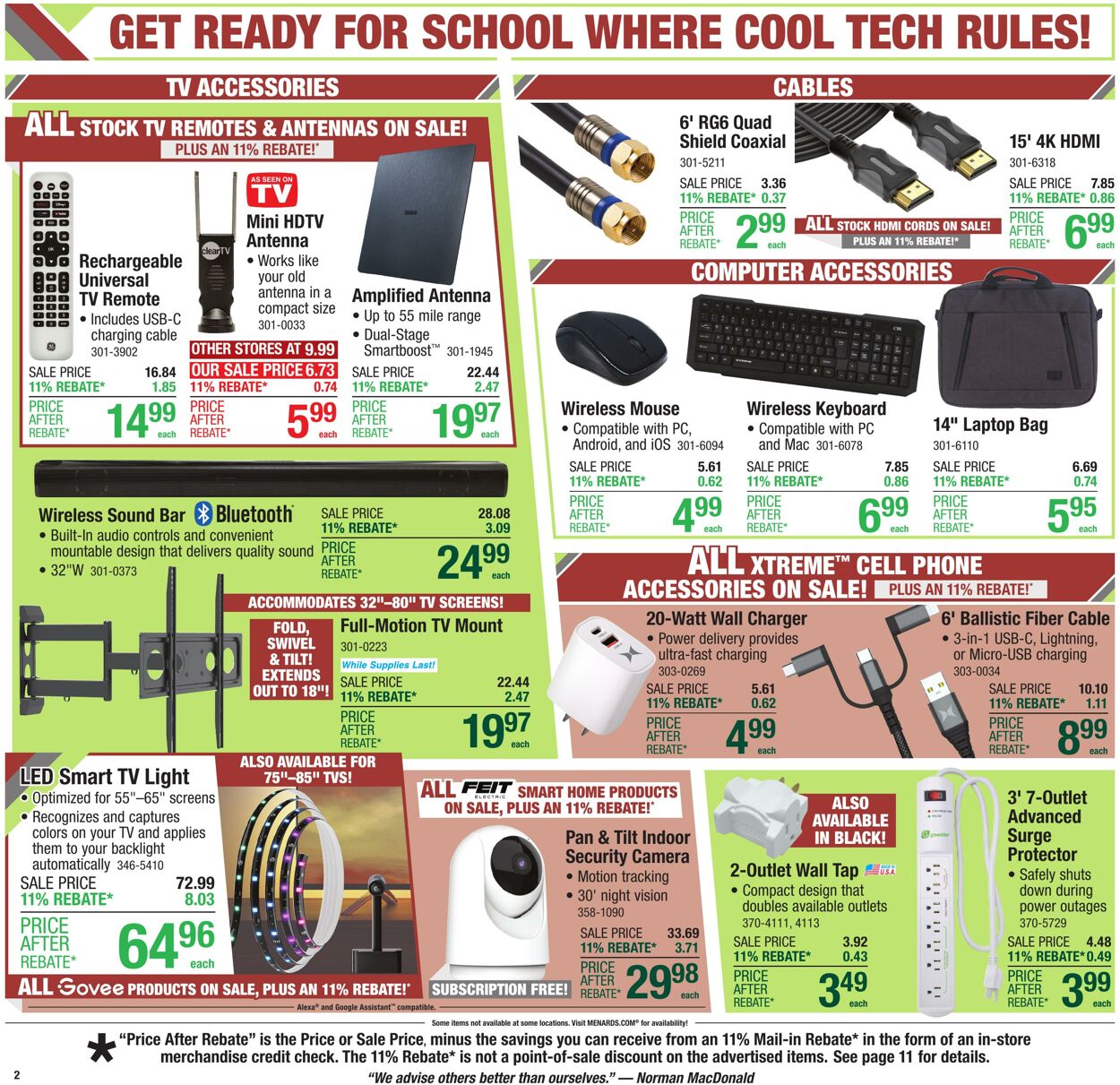 Weekly ad Menards 07/23/2025 - 08/03/2025