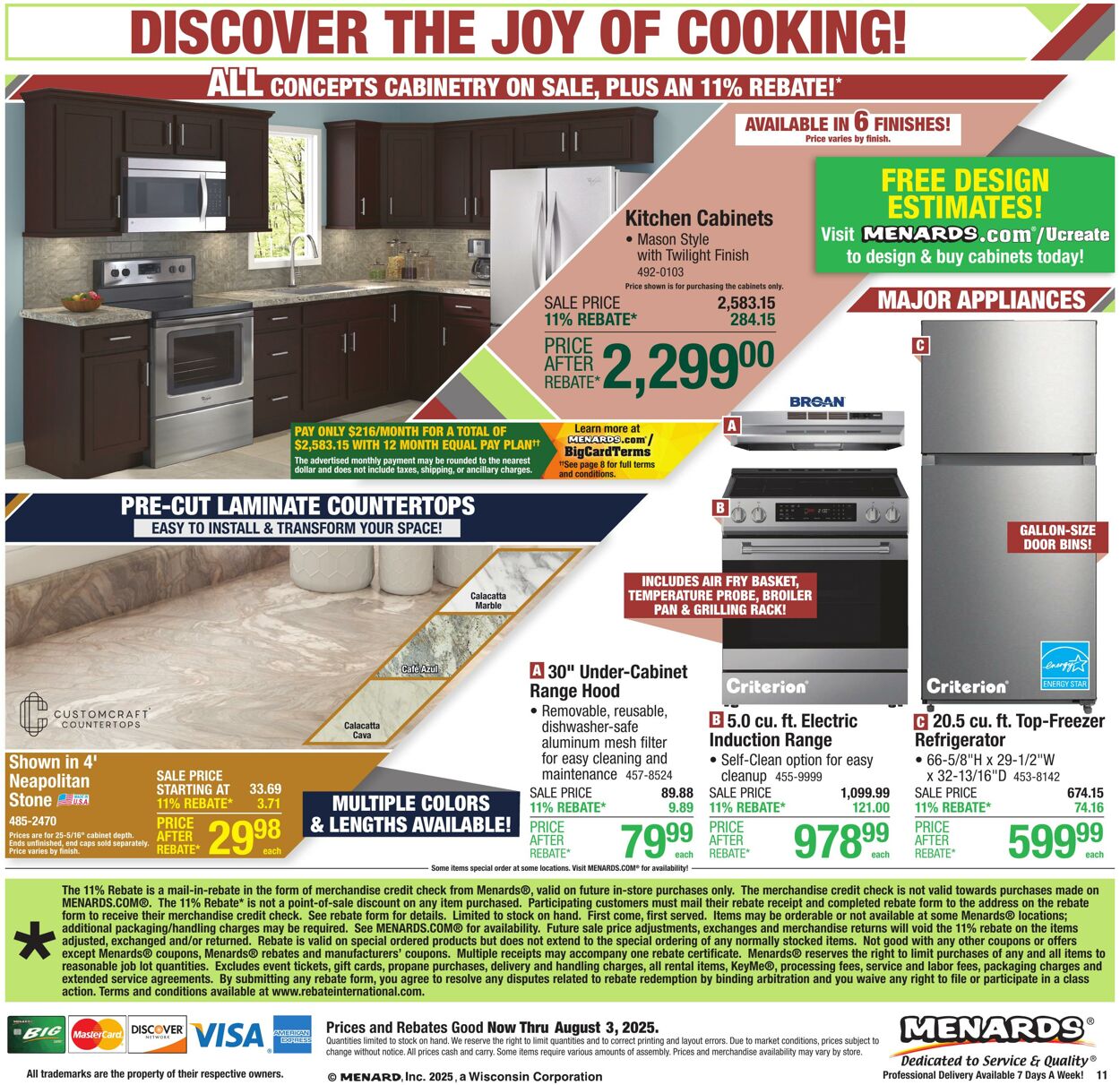 Weekly ad Menards 07/23/2025 - 08/03/2025
