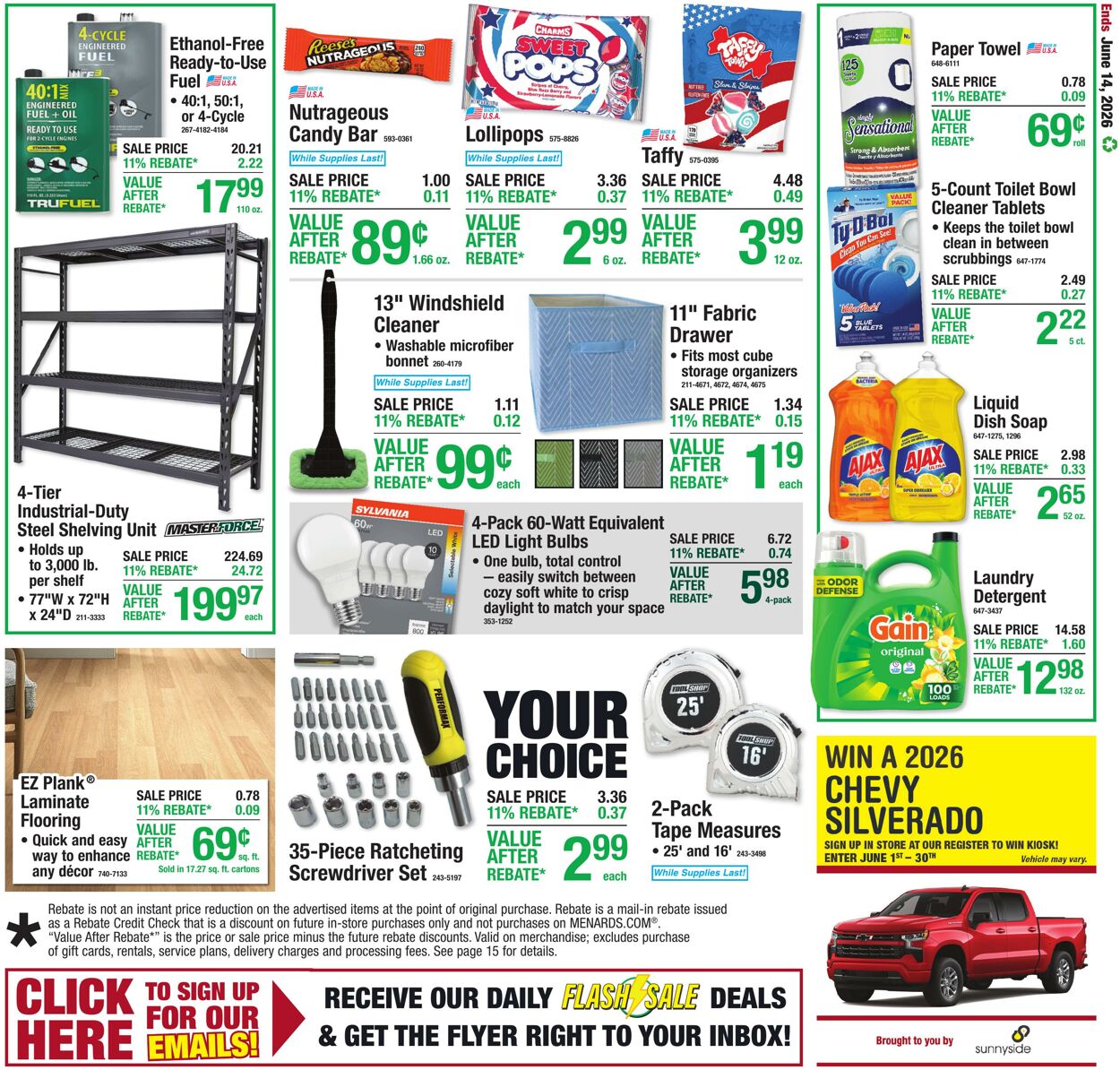 Weekly ad Menards 06/03/2026 - 06/14/2026