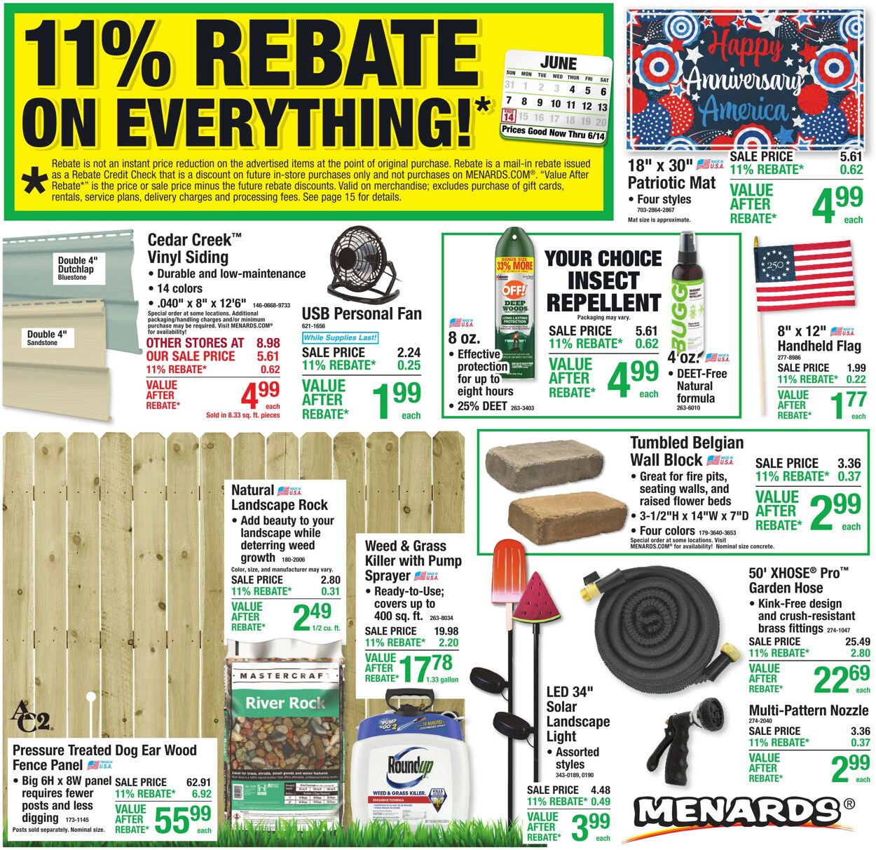 Weekly ad Menards 06/03/2026 - 06/14/2026