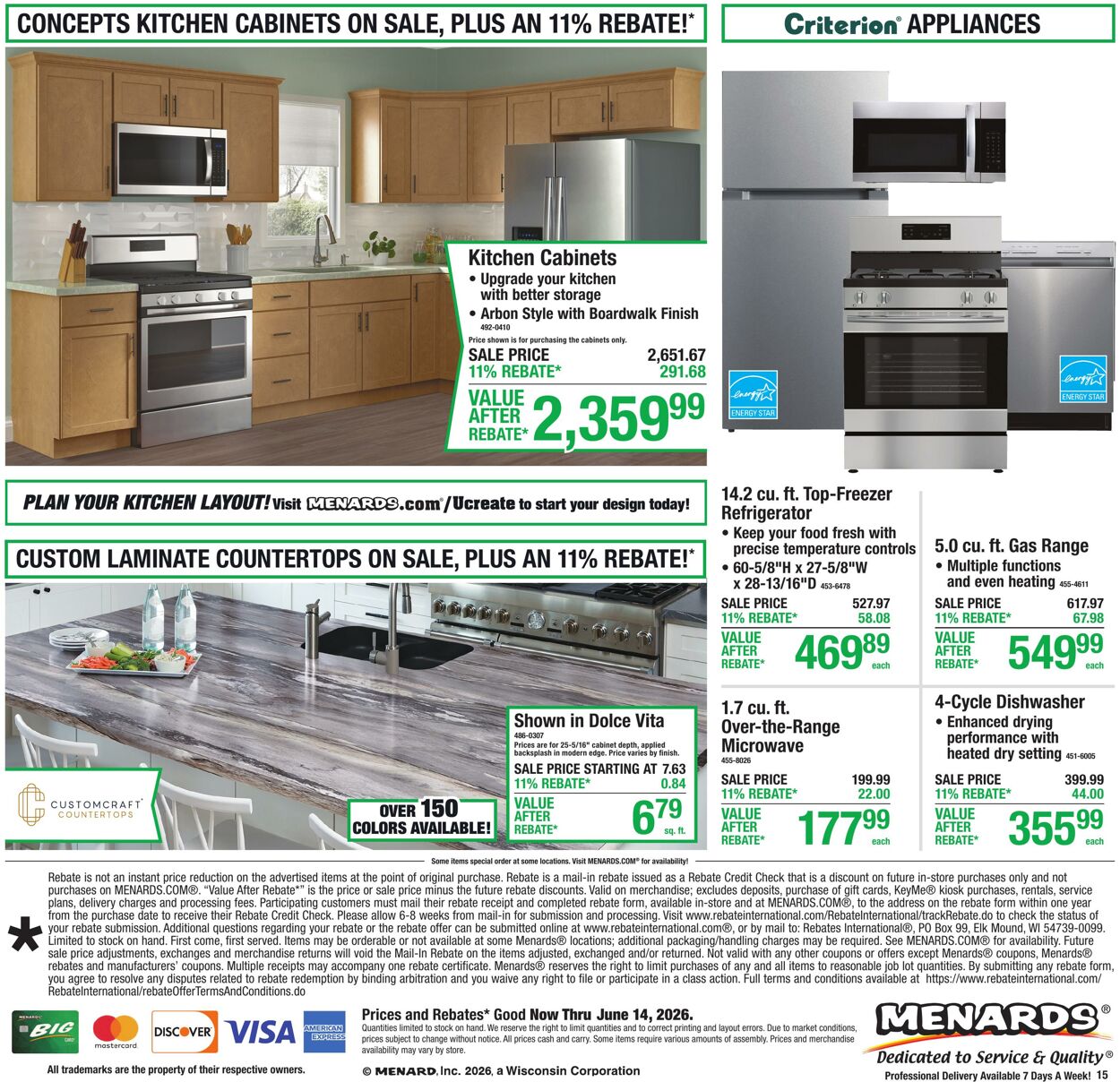 Weekly ad Menards 06/03/2026 - 06/14/2026