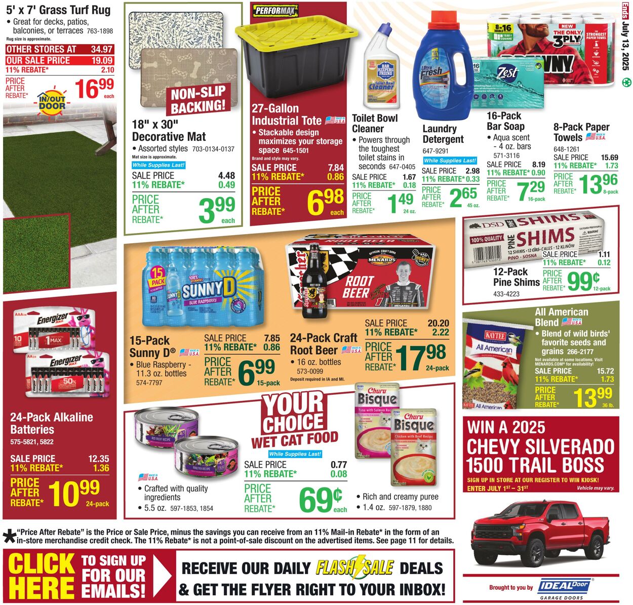 Weekly ad Menards 07/02/2025 - 07/13/2025