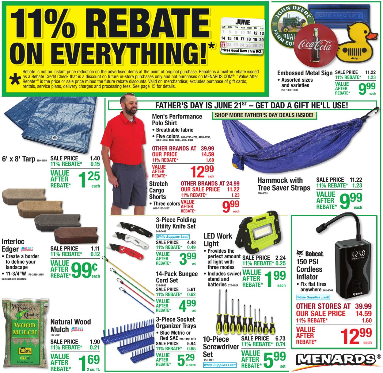Menards Promotional weekly ads