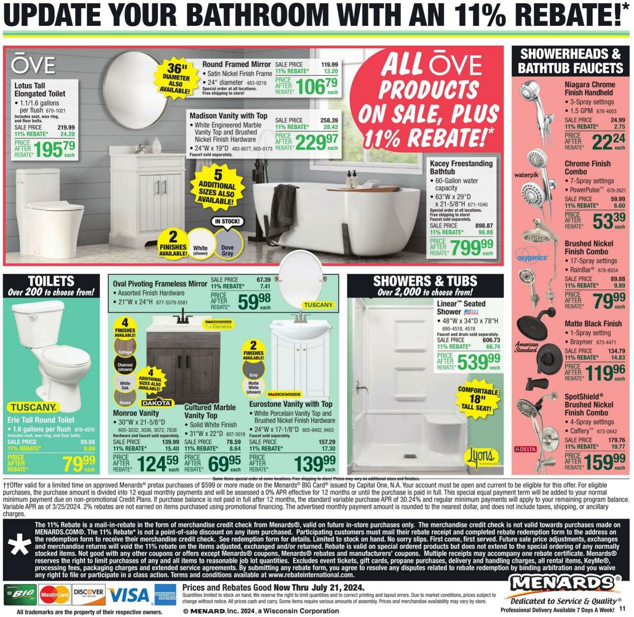 Weekly ad Menards 07/10/2024 - 07/21/2024