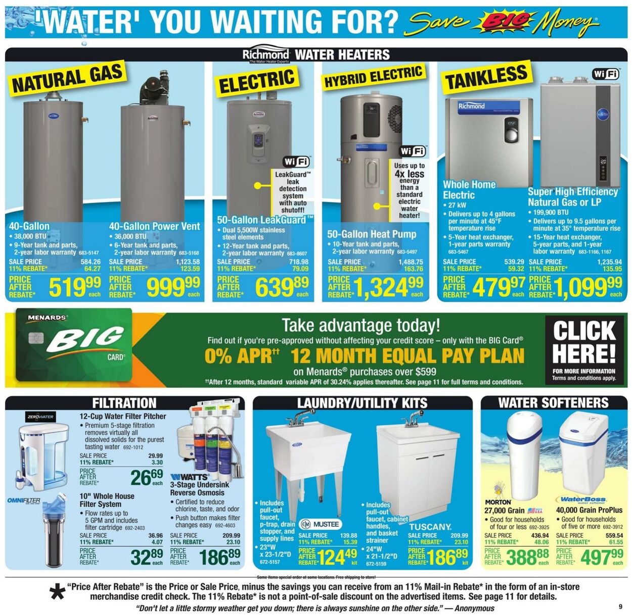 Weekly ad Menards 07/17/2024 - 07/28/2024