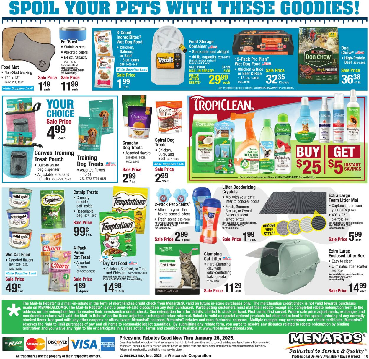 Weekly ad Menards 01/13/2025 - 01/26/2025